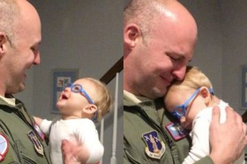 Μωρό με προβλήματα όρασης βλέπει για πρώτη φορά τον μπαμπά του και η αντίδραση του είναι μοναδική-ΒΙΝΤΕΟ